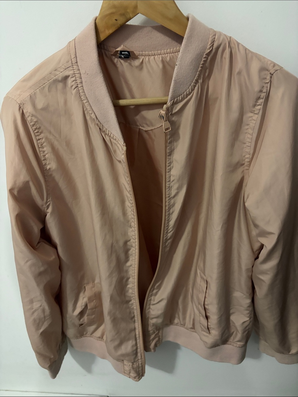 Women’s Lightweight Blush Bomber Jacket